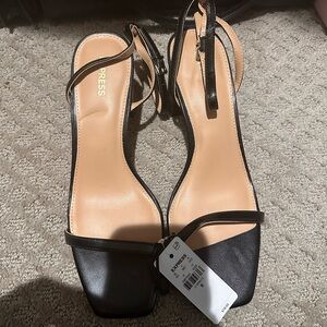 Express Elegant Black Heels